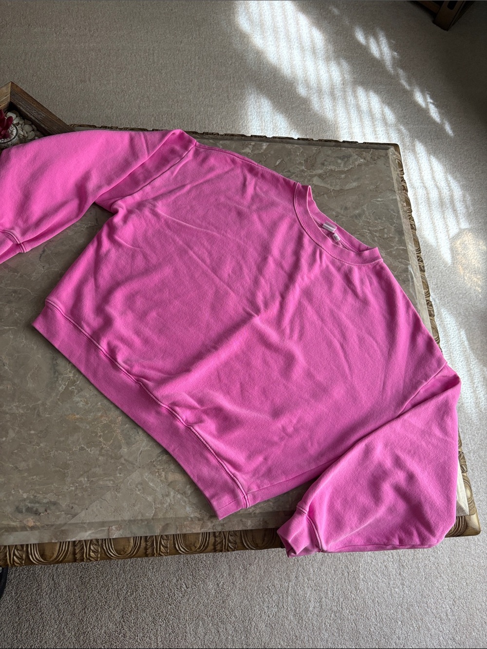 GAP Bright Pink Crewneck Sweatshirt